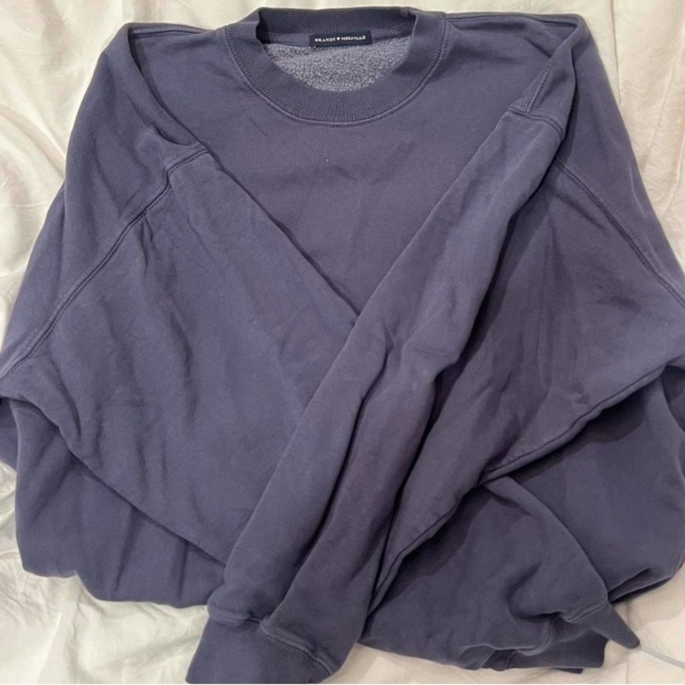 Brandy Melville washed navy sweatshirt